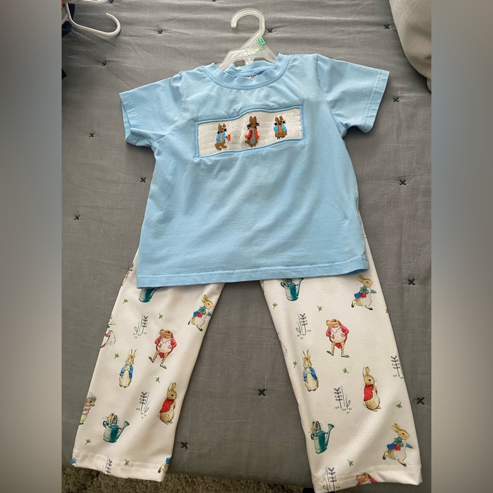 The Smocking Tale Toddler Peter Rabbit Easter Set